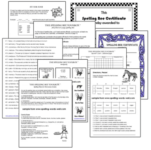 Spelling Bee Toolbox